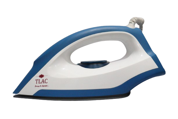 TLAC Dry Iron 13W Non-Stick Blue and White - TLDI-658B
