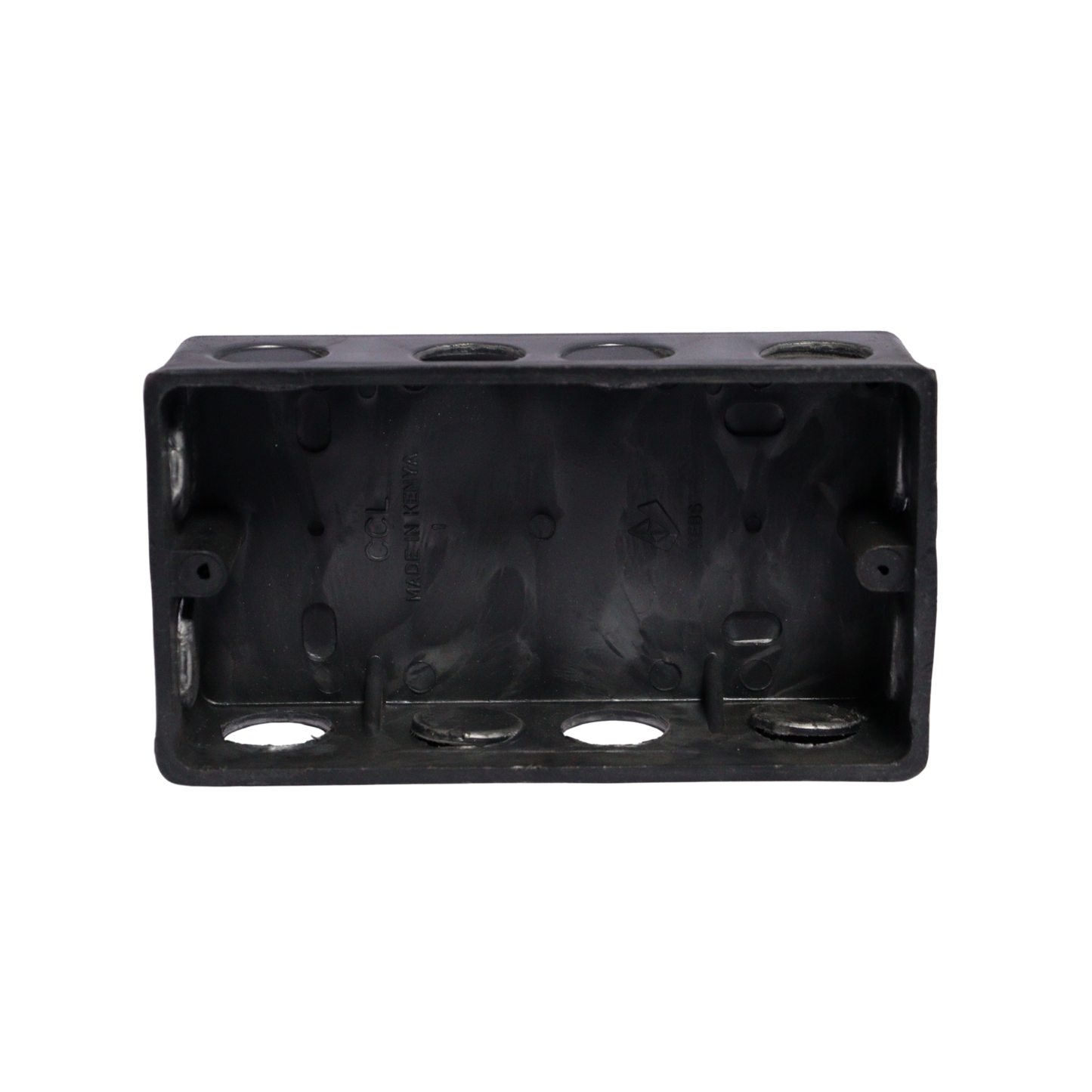 PVC Switch Box Black – Single & Twin Options