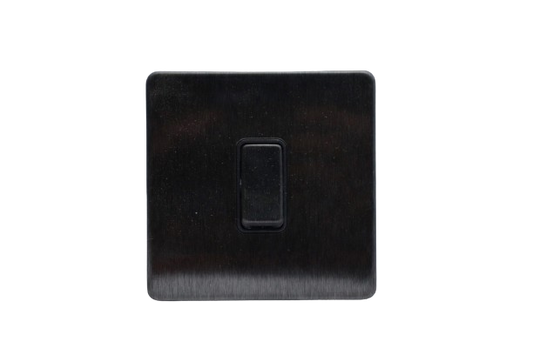 Windsor VIP Black 1 Gang 2 Way Switch 1A - VC32GB