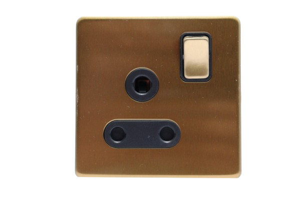 Windsor VIP Gold 15A 1 Gang Switched Round-Pin Socket - VC429J