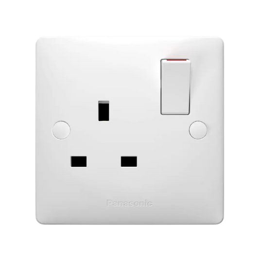 Panasonic 13A Single Switched Socket W1 WABA1211-N – Durable & Safe