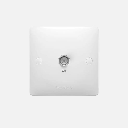 1-Gang TV Socket F-Type W1 – WABA3011-N Panasonic