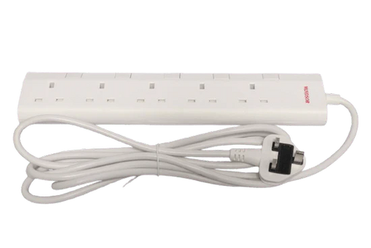5 Way Extension Socket with 3M Cable WI-U505 – BS Standard | Windsor Kenya