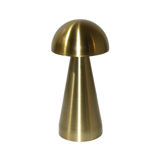 Rechargeable LED Table Lamp SZY-Q001 Gold – Stepless Dimming USB Charging – 10x22cm