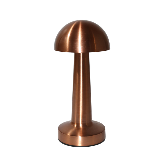 Rechargeable LED Table Lamp SZY-V001 Rose Gold – Stepless Dimming USB Charging – 10x22.5cm