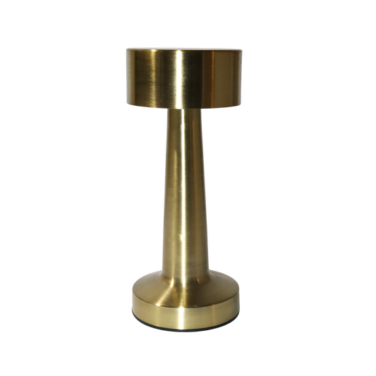 Rechargeable LED Table Lamp SZY-V002 Gold – Stepless Dimming USB Charging – 9x21.2cm
