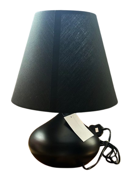 Sleek Black Paint Table Lamp