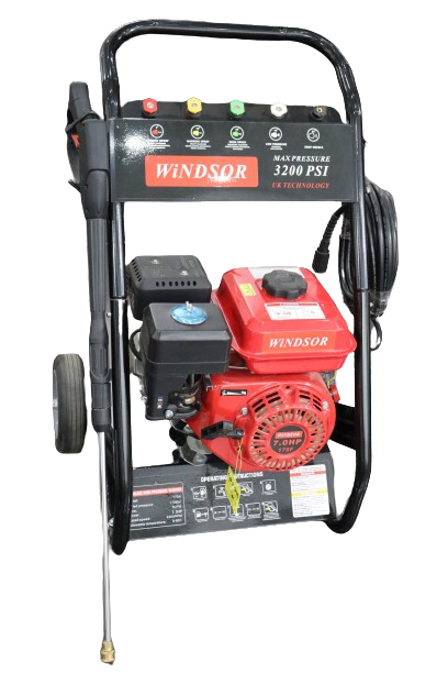 Windsor - Pressure Washer 15-17 Bar 7Hp 34Rpm Petrol Engine 32Psi