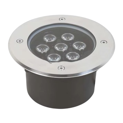 LED Underground Light, 7*1W, 3200K Warm White, Aluminium, 150mm Diameter x 110mm Height – YD-M6WE02