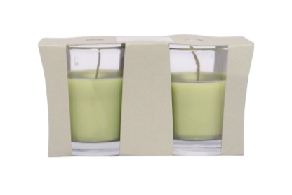 2PK VANILLA SCENTED CANDLES 40G