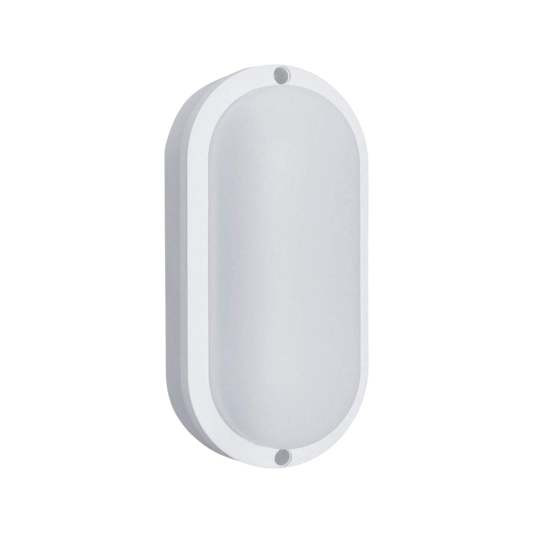 Windsor 15W LED Bulkhead Fitting Oval WP19 – Daylight, Waterproof