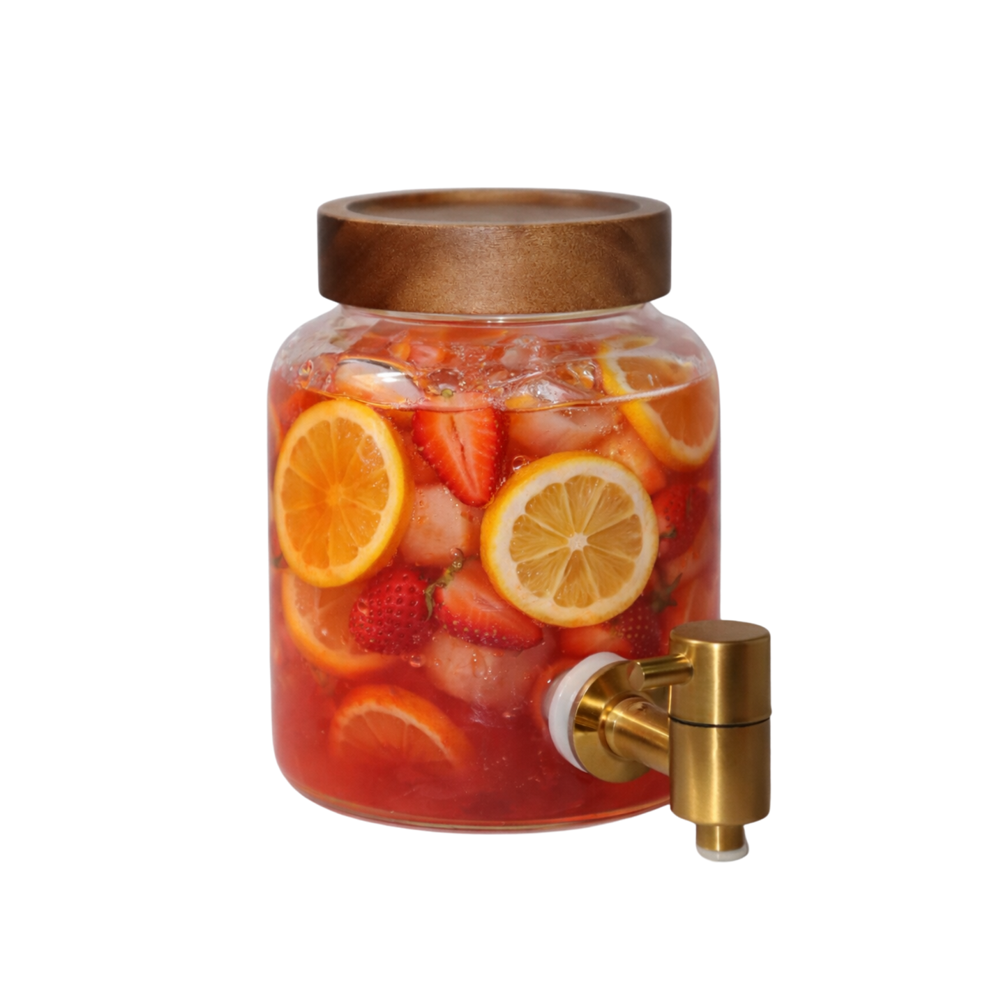 Kitchen Glassware Set – Glass Tumbler, Glass Jars and Glass Dispenser