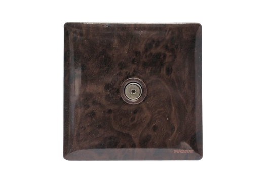 Windsor Innova Wooden Coaxial Socket - 91432WD