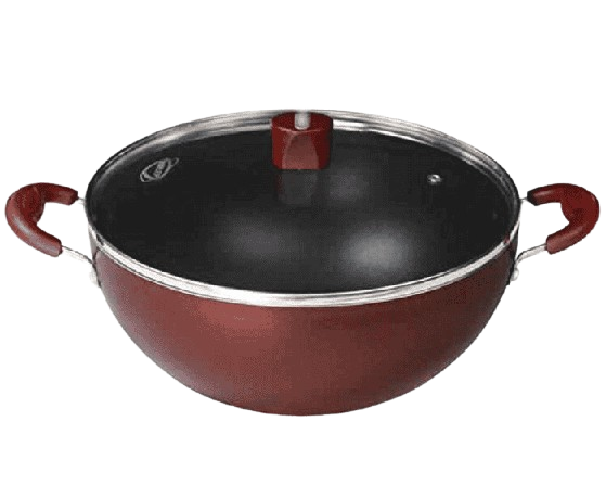 Bajaj Selec+ Deep Kadhai 24mm (with Glass Lid) Induction - IJDK24GL