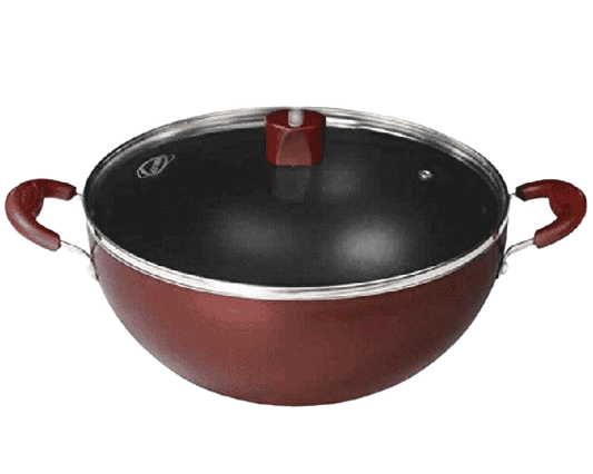 Bajaj Selec+ Deep Kadhai 24mm (with Glass Lid) Induction - IJDK24GL