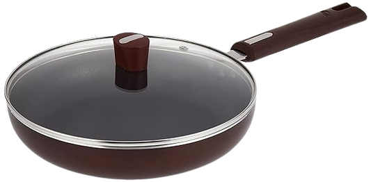 Bajaj Selec+ Fry Pan 24mm (with Glass Lid) - JFP24GLN