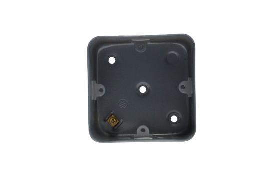 Windsor Metallic 4mm 1 Gang Cavity Box with Knockout - M831
