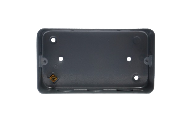 Windsor Metallic 4mm 2 Gang Cavity Box with Knockout - M832