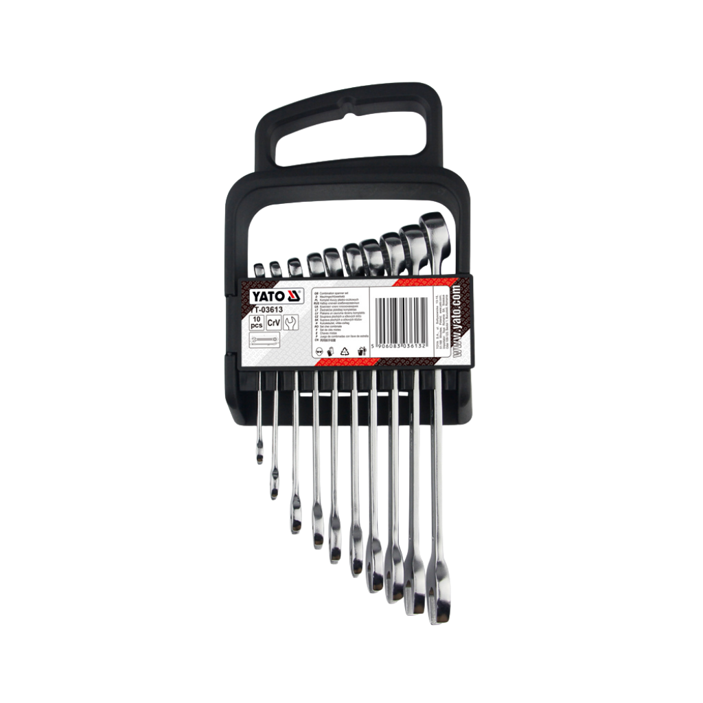 YATO 10PCS Combination Spanner Set Metric Wrench Set
