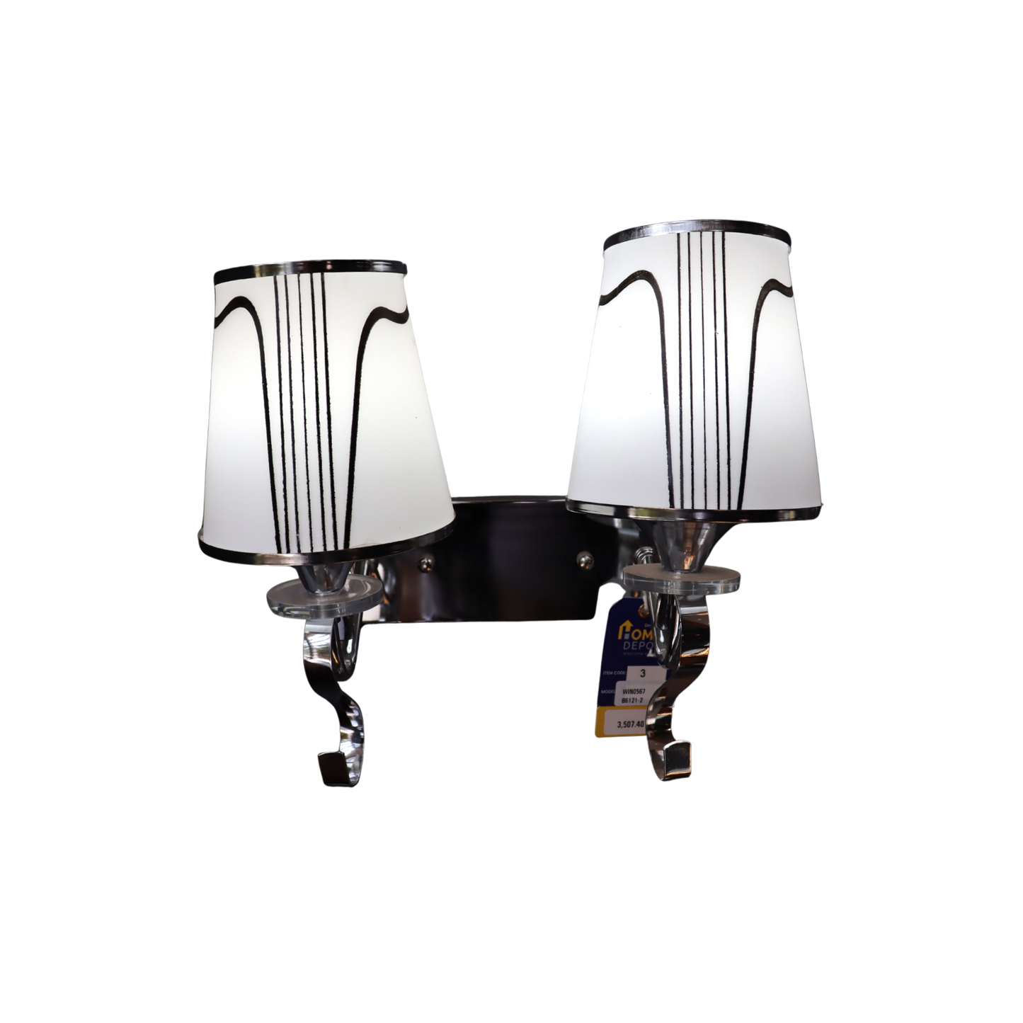 Wall Fitting E27 B6121-2 CH – Pusite Windsor